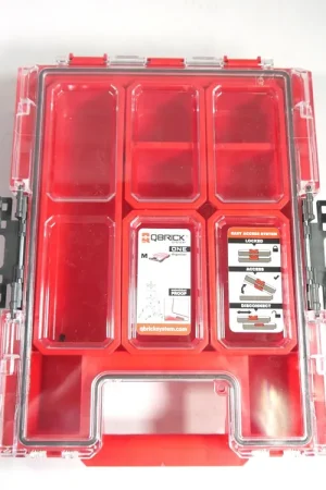 Commander Maintenant Qbrick System ONE Organizer M RED ULTRA HD Organizer 365 x 265 x 77 mm 2,5 l stapelbar IP66