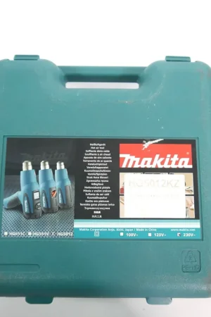 Makita HG 5012 KZ 1.600 Watt Pistolet à air chaud à réglage électronique 350 - 500° C + Coffret Marque