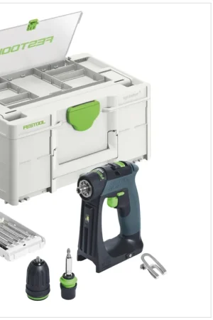 Festool CXS 18-Basic-Set Perceuse-visseuse sans fil 18 V 40 Nm Brushless ( 577333 ) + Systainer - sans batterie, sans chargeur Satisfait Ou Remboursé