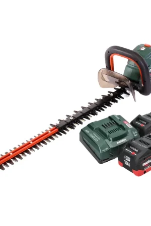 Metabo HS 18 LTX BL 65 Taille-haie sans fil 60 cm 18V Brushless + 2x Batteries 10,0 Ah + Chargeur Solde