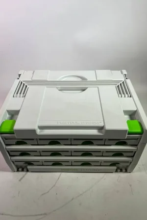 Achetez Aujourd'hui Festool Sortainer SYS 3-SORT/12 Sortiment Coffret de rangement + 12 Compartiments ( 491986 ) pour Vis clous de cheville