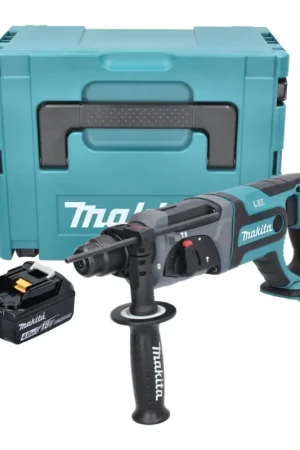 Makita DHR 241 18 V Li-Ion Perforateur-Burineur sans fil SDS-Plus avec Boîtier Makpac + 1x Batterie BL 1840 4,0 Ah - sans Chargeur Promotion