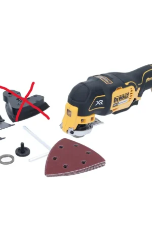 Petit Prix DeWalt DCS355N Outil oscillant multi-cutter sans fil 18V Brushless + Accessoires 29 pces. - sans batterie, sans chargeur