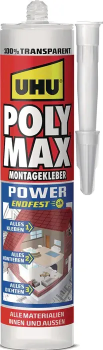 Prix Bas UHU colle et mastic d'étanchéité POLY MAX POWER transparent ( 4000353481 )