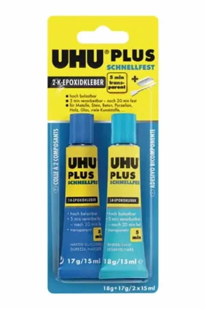 UHU Colle époxy bi-composant PLUS SCHNELLFEST 35 g ( 4000353421 ) Prix Cassé