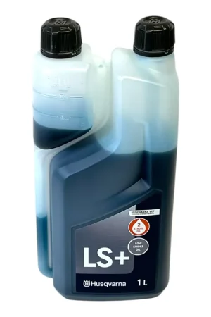 Offre Limitée Husqvarna 3x LS+ deux temps l 1 litre ( 3x 578037002 ) - 2 Stroke Oil - Low Smoke Oil