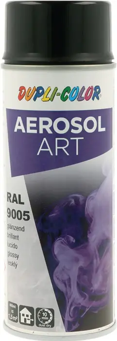 Nouveauté DUPLI-COLOR Spray de peinture colorée AEROSOL Art noir profond brillant ( 4000363043 )