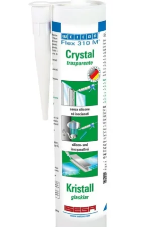 WEICON Colle et enduit d’étanchéité Flex 310 M® cristal transparent ( 4000349520 ) Authentique
