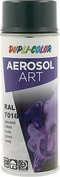 DUPLI-COLOR Spray de peinture colorée AEROSOL Art gris anthracite brillant ( 4000363041 ) Commander Maintenant