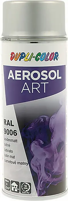 DUPLI-COLOR spray de peinture colorée AEROSOL Art aluminium blanc satiné ( 4000363058 ) Seulement Aujourd'hui