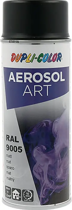 Vente Directe DUPLI-COLOR Spray de peinture colorée AEROSOL Art noir profond mat ( 4000363042 )