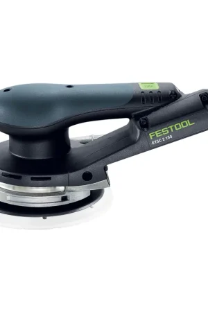 Festool ETSC 2 150-Basic Ponceuse excentrique sans fil 18 V 150 mm Brushless + 2x batterie 3,0 Ah + chargeur + Systainer Haute Qualité