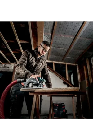 Metabo KS 18 LTX 57 Scie circulaire portative sans fil 18 V 165 mm Solo ( 601857890 ) - sans batterie, sans chargeur Offre Exclusive