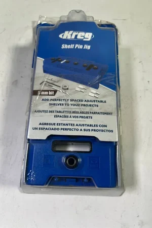 Expédié Aujourd'hui Kreg LR32 Lochreihen Bohrschablone 32 mm blau + 5 mm Bohrer - Gebraucht