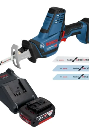 Nouvelle Collection Bosch GSA 18V-LI C Professional Akku Reciprosäge Säbelsäge 18 V + 1x Akku 5,0 Ah + Ladegerät