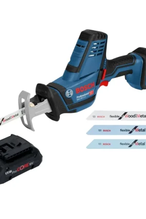 Bosch GSA 18V-LI C Professional Akku Reciprosäge Säbelsäge 18 V + 1x ProCORE Akku 4,0 Ah - ohne Ladegerät Dernier Modèle