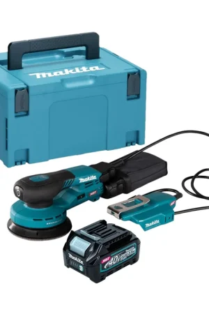 Makita BO 003 CGD101 Ponceuse excentrique sans fil 40 V max. 125 mm 3,0 mm course Brushless + 1x batterie 2,5 Ah + Makpac - sans chargeur Bon Marché