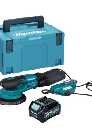 Vente Flash Makita BO 002 CGD101 Ponceuse excentrique sans fil 40 V max. 150 mm 5,0 mm course Brushless + 1x batterie 2,5 Ah + Makpac - sans chargeur