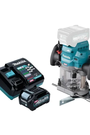 Commande En Gros Makita RP 001 GD101 Défonceuse sans fil 40 V max. 12 mm Brushless + 1x batterie 2,5 Ah + chargeur