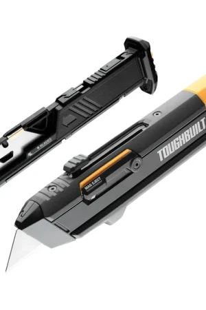 Toughbuilt TB-H4S2-03 Cutter + 2x chargeur de lames + 10x lame de rechange Acheter Direct