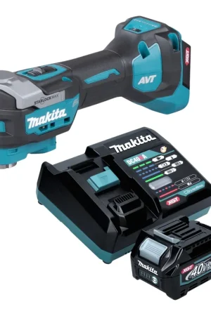 Makita TM 001 GD101 Outil multifonctions sans fil 40 V max Starlock Max Brushless + 1x batterie 2,5 Ah + chargeur Commander Maintenant