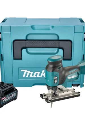 Makita JV 001 GD101 Scie sauteuse sans fil 40 V max. 135 mm Brushless + 1x batterie 2,5 Ah + Makpac - sans chargeur Affaire À Saisir