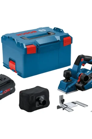 Bosch GHO 18V-26 Professional Rabot sans fil 18 V 2,6 mm Brushless + 1x batterie ProCORE 5,5 Ah + L-Boxx - sans chargeur Seulement Aujourd'hui