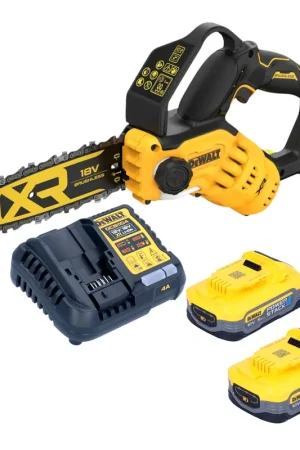 Commander Maintenant DeWalt DCMPS 520 H2 Scie à élaguer sans fil 18 V 20 cm Brushless + 2x Powerstack batterie 5,0 Ah + chargeur