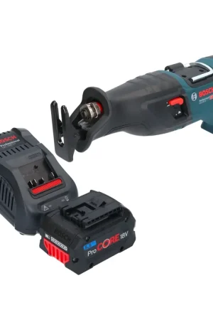 Top Vente Bosch GSA 18V-28 Professional Scie sabre sans fil 18 V BITURBO Brushless + 1x batterie ProCORE 5,5 Ah + chargeur