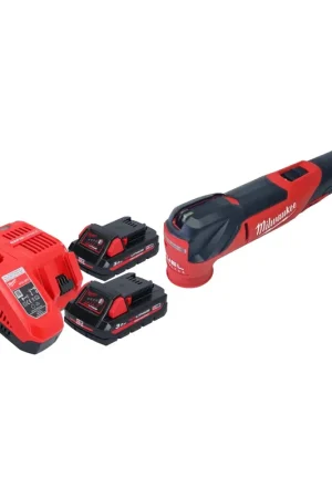 Milwaukee M18 FMT-302 Outil multifonctions sans fil 18 V Brushless + 2x batterie 3,0 Ah + chargeur Promotion