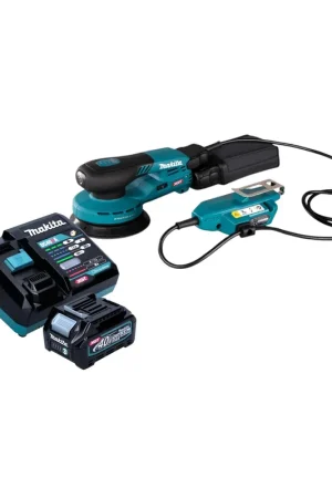 Makita BO 001 CGD101 Ponceuse excentrique sans fil 40 V max. 125 mm 5,0 mm course Brushless + 1x batterie 2,5 Ah + chargeur Achat Immédiat