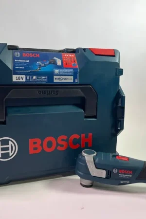Bosch GOP 18V-34 Professional Cutter multifonctions sans fil 18 V Starlock Plus ( 06018G2002 ) + 17 pces accessoires + L-Boxx - sans batterie, sans chargeur Pas Cher