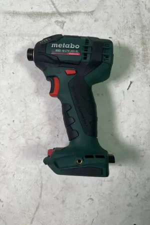Bon Plan Metabo SSD 18 LTX 200 BL Visseuse à chocs sans fil 18V ( 602396890 ) 200Nm 1/4" Brushless - sans batterie - sans chargeur - sans coffret de transport