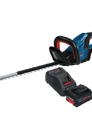 Prix Réduit Bosch GHE 18V-50 Professional Taille-haies sans fil 18 V 50 cm Brushless + 1x batterie ProCORE 5,5 Ah + chargeur