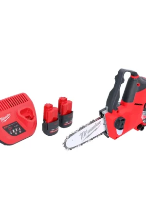 Produit De Marque Milwaukee M12 FHS-252 Scie à élaguer sans fil 12 V 15 cm Brushless + 2x batterie 2,5 Ah + chargeur