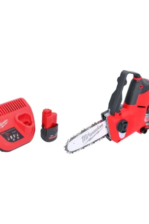 Milwaukee M12 FHS-251 Scie à élaguer sans fil 12 V 15 cm Brushless + 1x batterie 2,5 Ah + chargeur Achetez Aujourd'hui