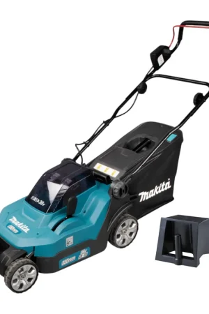 Makita DLM 382 Z Tondeuse à gazon sans fil 36 V ( 2x 18 V ) 38 cm 40 l + coin mulching - sans batterie, sans chargeur Dernier Modèle