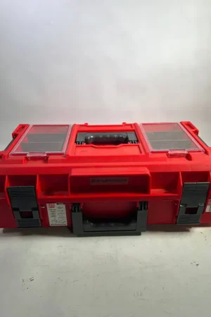 Qbrick System ONE 200 2.0 Profi RED ULTRA HD Custom Mallette à outils modulaire Organiseur 585 x 385 x 190 mm 15,4 l empilable IP66 Commande En Gros