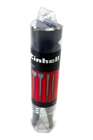 Acheter En Ligne Einhell SDS Plus Jeu de burins 250 mm 4 pièces ( 49247205 ) burins pointus / burins plats / burins à fendre / burins à carreler