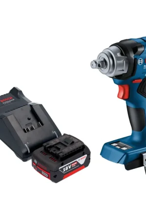 Prix Bas Bosch GDS 18V-330 HC Professional Visseuse à choc sans fil 18 V 330 Nm 1/2" Brushless + 1x batterie 5,0 Ah + chargeur