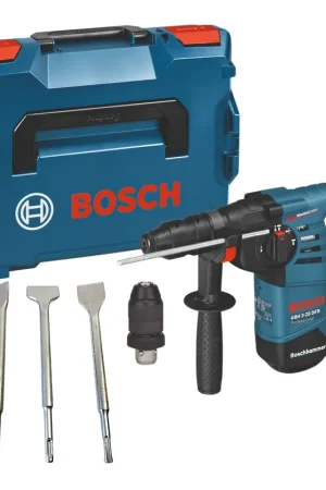 Promotion Saisonnière Bosch GBH 3-28 DFR Professional Perforateur avec Mandrin interchangeable SDS-plus + Boîtier de transport L-Boxx ( 061124A004 )