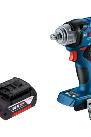 Prix Réduit Bosch GDS 18V-330 HC Professional Visseuse à choc sans fil 18 V 330 Nm 1/2" Brushless + 1x batterie 5,0 Ah - sans chargeur