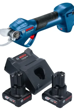 Quantité Limitée Bosch Pro Pruner Professional Elagueur sans fil 12 V + 2x batterie 6,0 Ah + chargeur