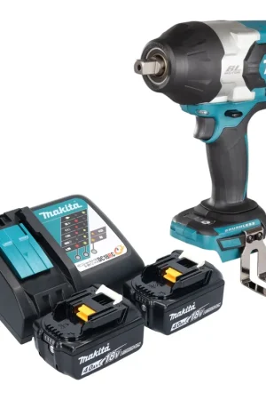 Achat Immédiat Makita DTW 1004 RM Clé à choc 18 V 1050 Nm 1/2" Brushless + 2x batterie 4,0 Ah + chargeur