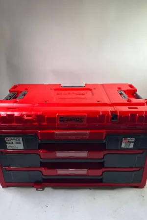 Commander Vite Qbrick System PRO Drawer 3 Toolbox 2.0 Expert RED ULTRA HD Mallette à outils 450 x 310 x 244 mm 13,5 l empilable IP54 avec 3 tiroirs