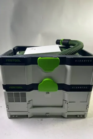 Top Vente Festool CTLC SYS I-Basic Aspirateur sans fil 36V (2x 18 V) Classe de poussière L Solo - sans batterie, sans chargeur (576936)