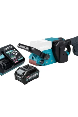 Makita BS 001 GM101 Ponceuse à bande sans fil 40 V max. 76 x 533 mm Brushless + 1x batterie 4,0 Ah + chargeur Quantité Limitée