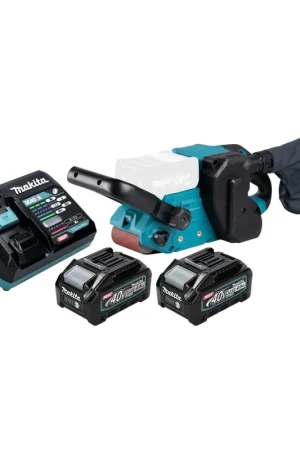 Makita BS 001 GM201 Ponceuse à bande sans fil 40 V max. 76 x 533 mm Brushless + 2x batterie 4,0 Ah + chargeur Offre Limitée