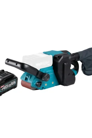 Meilleure Vente Makita BS 001 GM1 Ponceuse à bande sans fil 40 V max. 76 x 533 mm Brushless + 1x batterie 4,0 Ah - sans chargeur
