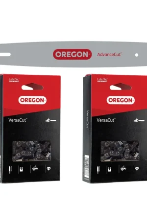 Guide-chaîne Oregon VersaCut Kombo + 2x chaîne de tronçonneuse 35 cm 3/8" LP 1,3 mm 52 TG ( 561601 ) Pas Cher